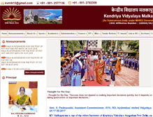 Tablet Screenshot of kvmalkapuram.org